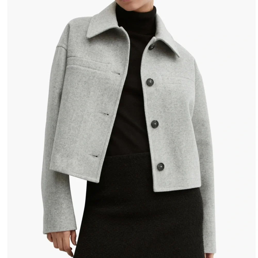 m a n g o • cropped jacket - Picture 3 of 5